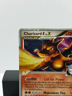 Pokemon TCG 2009 Charizard G LV.X Holo Card 143/147 Supreme Victors - Image 2