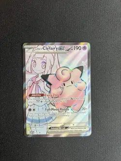 Lillie's Clefairy ex 195 Ultra Rare Scarlet & Violet Promo Pokemon TCG LP - Image 1
