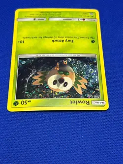 Pokemon Tcg Rowlet SM01 Sun & Moon Black Star Promo - Image 3