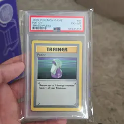 The Pokemon Company Potion Trainer Shadowless PSA 6 094/102 Base Set 1999 - Image 1