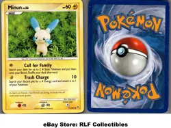 2009 Pokemon, Platinum Supreme Victors, #71/147 Minun, Uncommon - Image 1