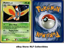 2007 Pokemon, POP Series 7, #5/17 Mothim Lv. 39, Holo Rare - Image 1