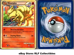 2010 Pokemon, HGSS Unleashed, #20/95 Ninetales, Rare - Image 1