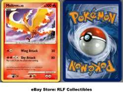 2009 Pokemon, Supreme Victors, #36/147 Moltres, Rare - Image 1