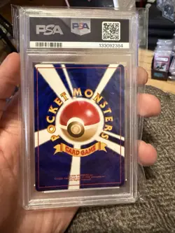 1996 POKEMON JAPANESE BASE SET #9 BLASTOISE-HOLO PSA 8 - Image 2