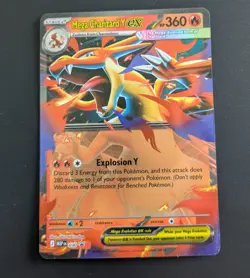 Pokemon TCG Mega Evolution Black Star Promo Mega Charizard Y ex MEP 030 - Image 1