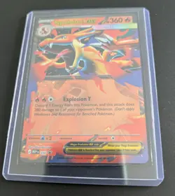 Pokemon TCG Mega Evolution Black Star Promo Mega Charizard Y ex MEP 030 - Image 3