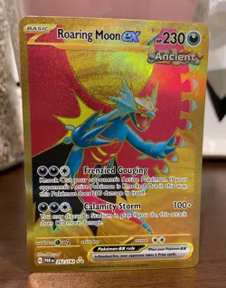 Pokemon TCG Roaring Moon ex 262/182 SV04: Paradox Rift Holo NM - Image 1