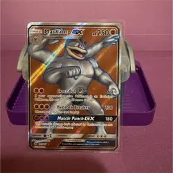 Pokemon Machamp GX 250 HP Ultra Rare Full Art Holo 135/147 Sm-Burning Shadows - Image 1
