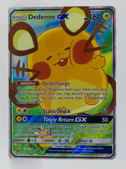 Pokemon Sun & Moon Unbroken Bonds Promos #195a/214 Dedenne GX - Image 5