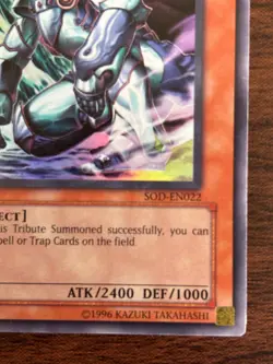 YUGIOH MOBIUS THE FROST MONARCH ULTIMATE RARE 1ST EDITION SOD-EN022 (LP) - Image 5