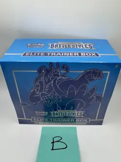 Pokemon Battle Styles ETB Rapid Strike Urshifu Box Blue - Small Hole In Plastic - Image 3