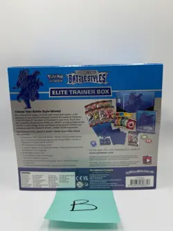 Pokemon Battle Styles ETB Rapid Strike Urshifu Box Blue - Small Hole In Plastic - Image 4