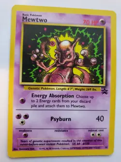 Mewtwo Promo Pokemon Base Jungle Fossil WOTC - Image 1