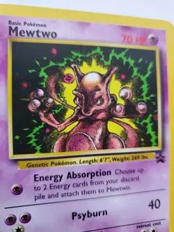 Mewtwo Promo Pokemon Base Jungle Fossil WOTC - Image 2