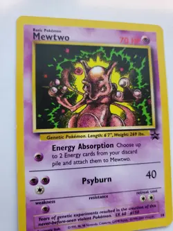 Mewtwo Promo Pokemon Base Jungle Fossil WOTC - Image 3