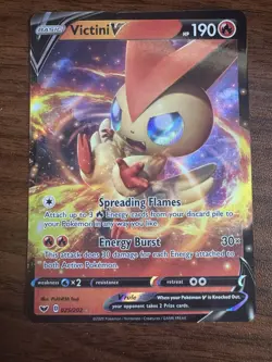 Victini V SWSH01 025/202 Pokemon SWSH01: Sword & Shield Base Set Ultra Rare - Image 1