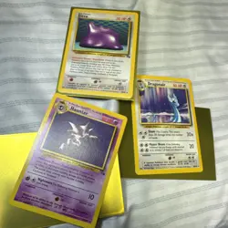 Pokemon TCG Dragonair Base Set Unlimited Rare 18 LP , Ditto NM Haunter Nm X3 - Image 1