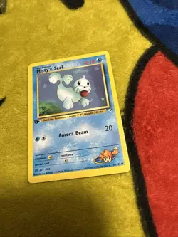 Pokemon 1st Edition Gym Heroes Misty’s Seel 88/132 NM/M - Image 1