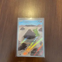 Pokemon TCG Obsidian Flames Larvitar #203/197 Illustration Rare NM - Image 1