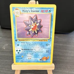Pokemon Misty's Starmie Gym Heroes 1st Edition (56/132) NM - Image 1