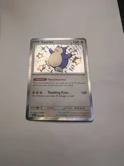 🔥Pokemon Snorlax 202/091 Paldean Fates Shiny Holo Rare Near Mint Condition - Image 1
