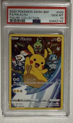 Pokemon Pikachu Swsh020 PSA 10 - Sword Shield Figure Collection - Image 1