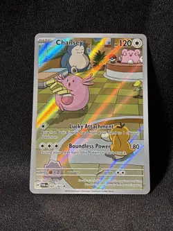 Pokemon - Chansey - 187/167 Twilight Masquerade - Illustration Rare - Near Mint - Image 1