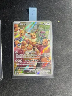 Eevee 191/167 AR Twilight Masquerade Full Art INDONESIA Scarlet & Violet Pokemon - Image 2