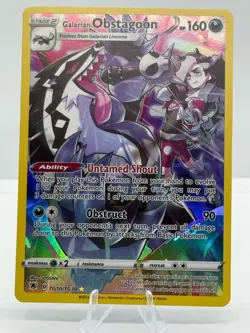 Pokemon TCG - Galarian Obstagoon - Astral Radiance - TG10/TG30 - Ultra Rare - Image 1