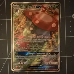 Pokemon Vileplume GX Sm-Cosmic Eclipse Ultra Rare Holo 211/236 English - Image 1