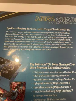 Pokemon TCG , Lot Of (2) Mega Charizard X EX Ultra Premium Collection Free Ship! - Image 5
