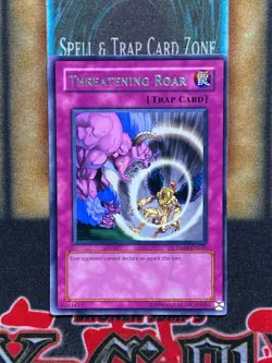 Yugioh Threatening Roar DL09-EN020 Duelist League Promo Rare LP GREEN - Image 1