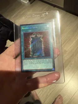 Yu-Gi-Oh! TCG Illusion Gate MZMU-EN023 1st Edition Secret Rare Near Mint - Image 1