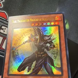 YuGiOh! INFO-EN006 Dark Magician the Magician of Black Magic Ultra Rare VLP - Image 3