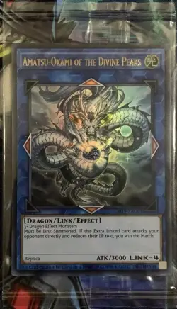 Yu-Gi-Oh AMATSU-OKAMI OF THE DIVINE PEAKS 2019-EN003 Ultra R English Yugioh - Image 1