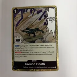 Ground Death (English) - OP14- One Piece CCG - NM/LP+ Azure Sea's Seven - Image 1