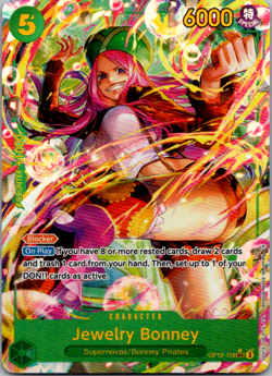 Jewelry Bonney (Alt Art) OP12-118 SEC Legacy of the Master ONE PIECE NM - Image 1