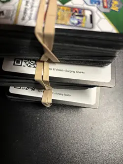 100x Surging Sparks Pokemon TCG LIVE Online Code Cards sent via picture message - Image 2