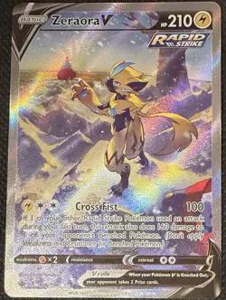 Zeraora V Chilling Reign Alternate Full Art Ultra Rare Card 166/198 Pokemon TCG - Image 1