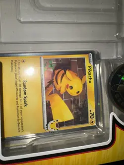 Pokemon Pikachu Promo Card 0025 Random Spark 70 HP Basic English TCG - Image 1