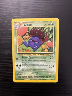 Pokemon Neo Genesis Gloom Uncommon Regular 60 HP Card 36/111 English 2000 - Image 1