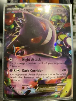 Pokemon Gengar EX Holo Ultra Rare TCG Card 34/119 - Image 1
