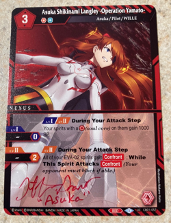 Battle Spirits Evangelion Card TCG CB01-057 Shikinami Asuka Langley - Image 1