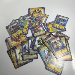 Lot Of 39 Digimon Cards 1999 & 2002 LP - MP Base Common Card - Image 1