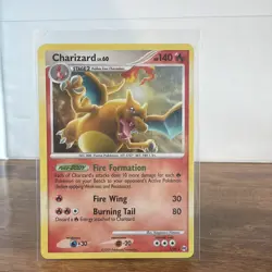 Pokemon Charizard 1/99 Arceus Holo Rare Holo HP140 English TCG Card - Image 1