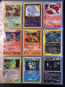Lot of 270 ALL HOLO Vintage Pokemon Card Binder Collection - Image 2