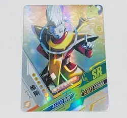 Whis - Dragon Ball Heroes Trading Card SR 037 Super Rare Holo Foil Tc7 - Image 1