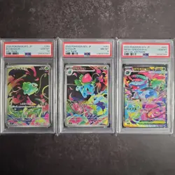 PSA10 PSA8 Bulbasaur Ivysaur Mega Venusaur AR SAR Pokemon Card JP Set - Image 1
