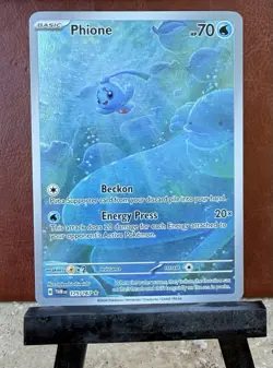 Pokemon Phione 175/167 Illustration Rare Holo Sv06 Twilight Masquerade Card - Image 1